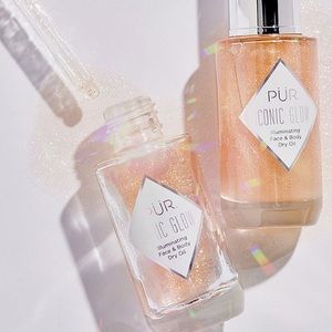 Illuminating face & body dry oil